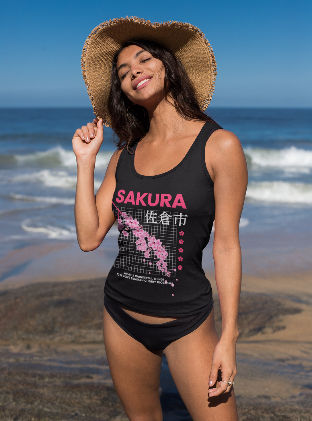 Sakura Dreaming | Premium Organic Ladies Tank Top