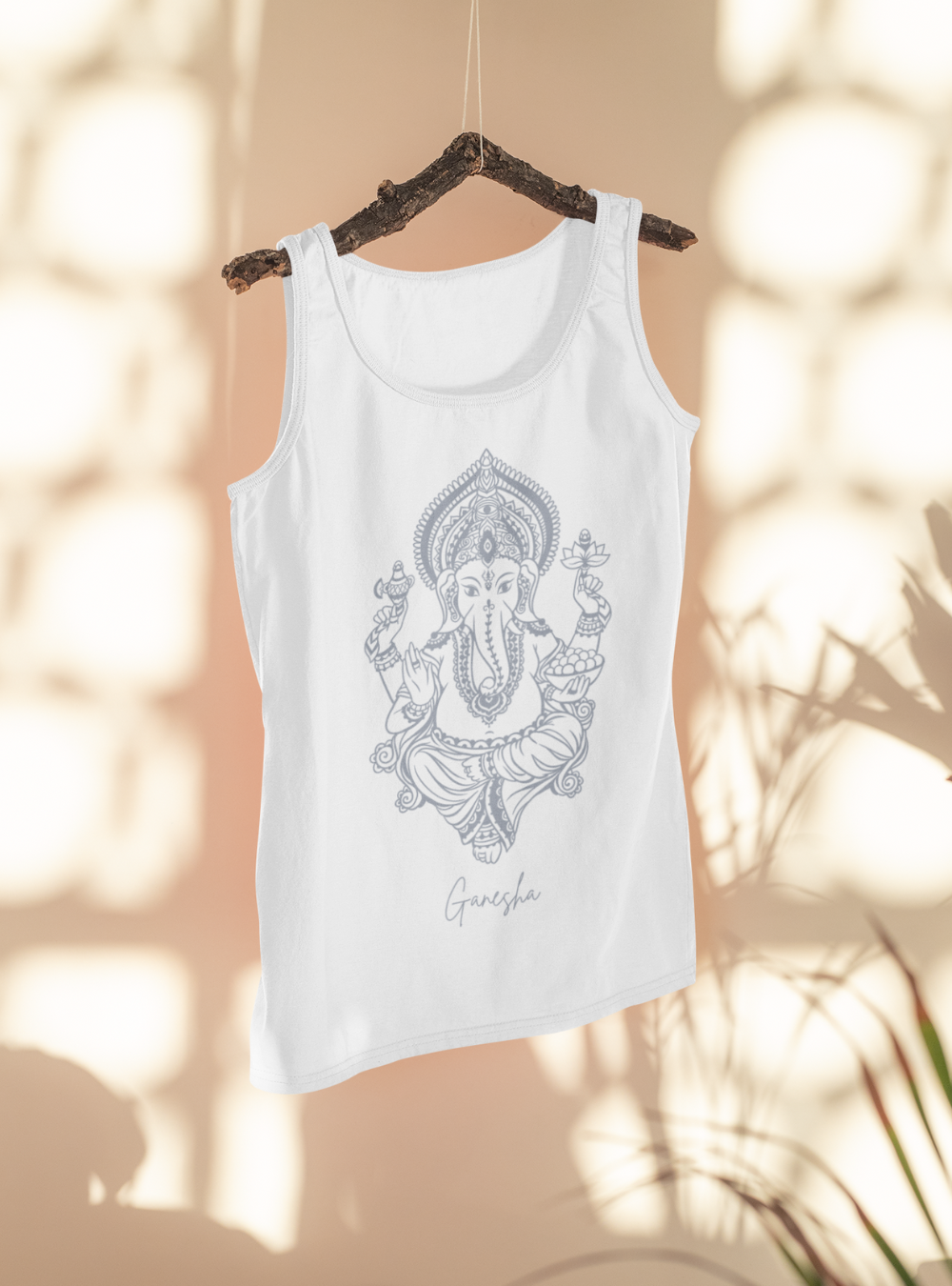 Ganesha's Blessings | Premium Organic Ladies Tank Top