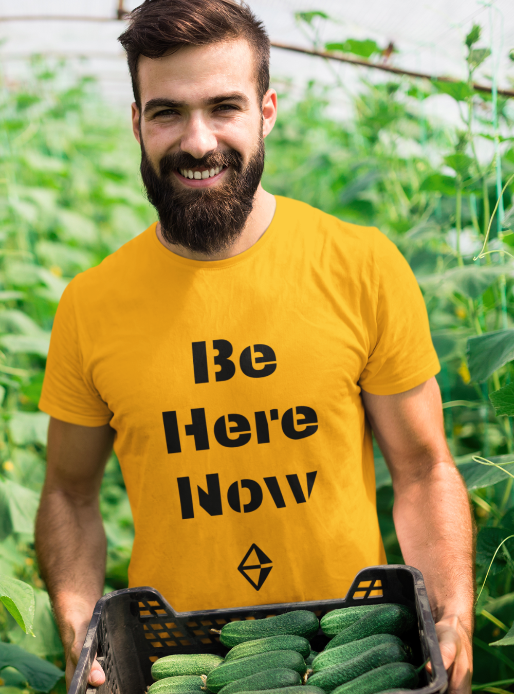 Be Here Now | Premium organic men's t-shirt