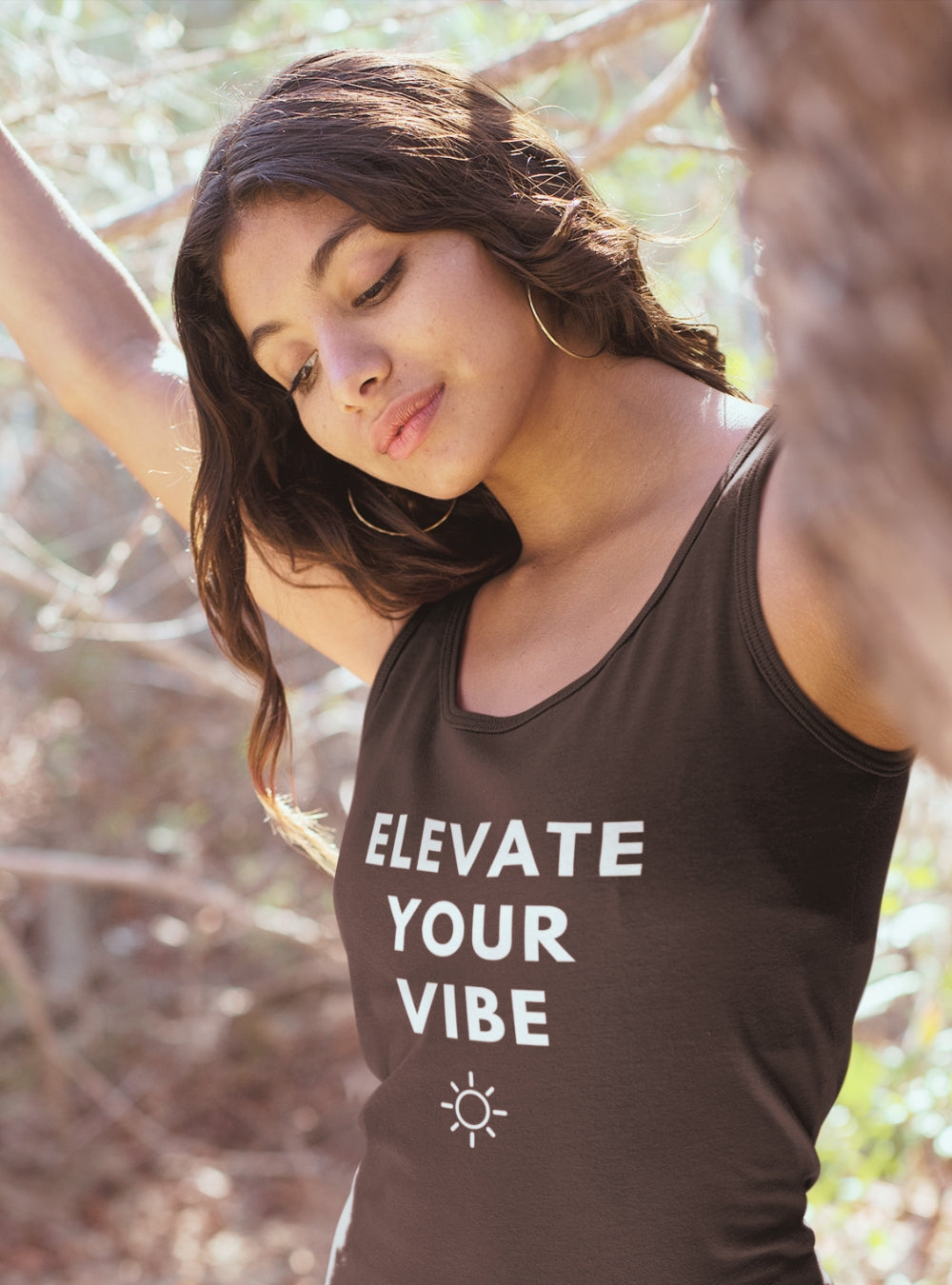 Elevate Your Vibe | Premium Cotton Ladies Tank Top