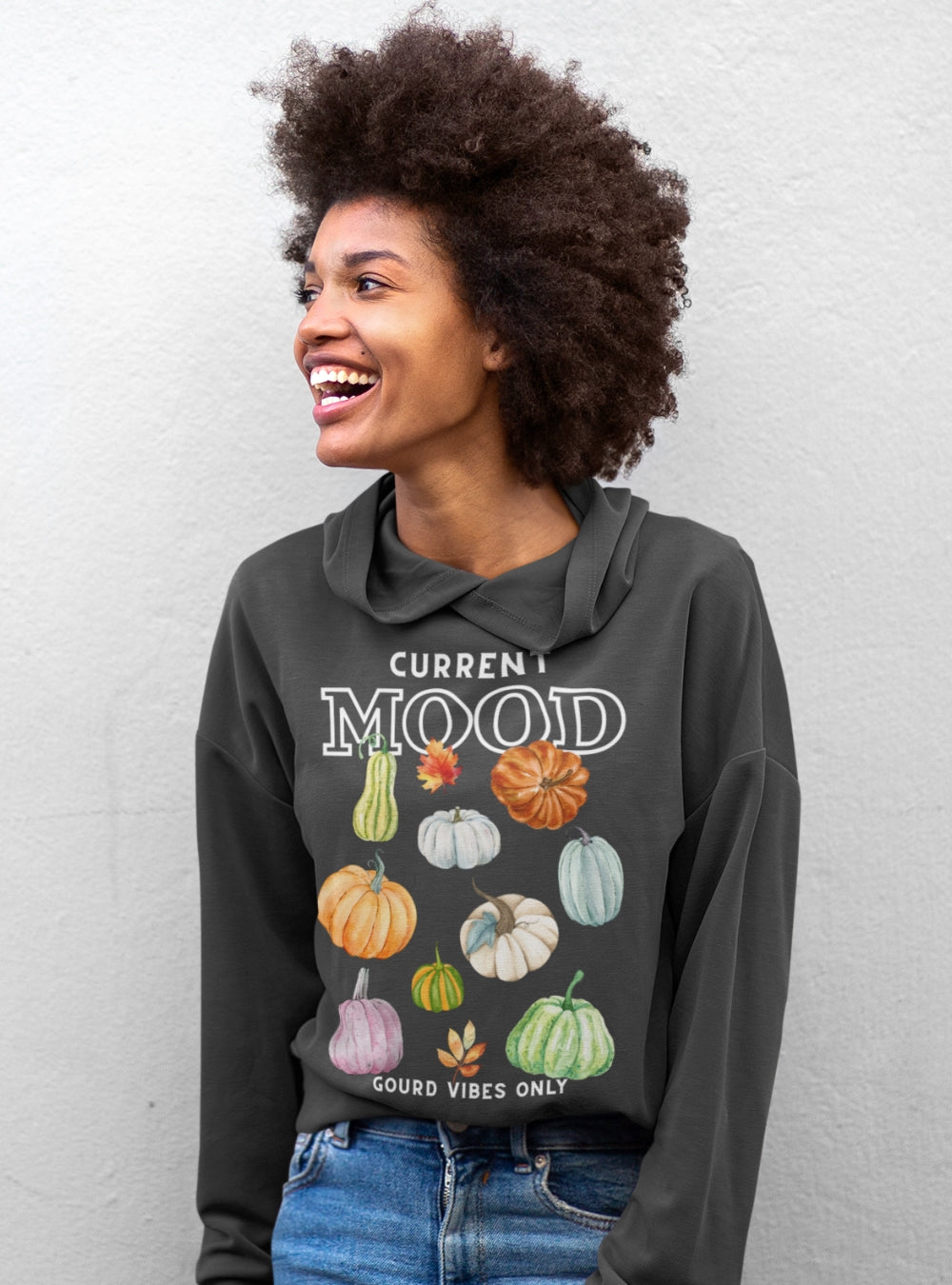 Gourd Vibes Only | Premium Organic Ladies Boxcut Hoodie
