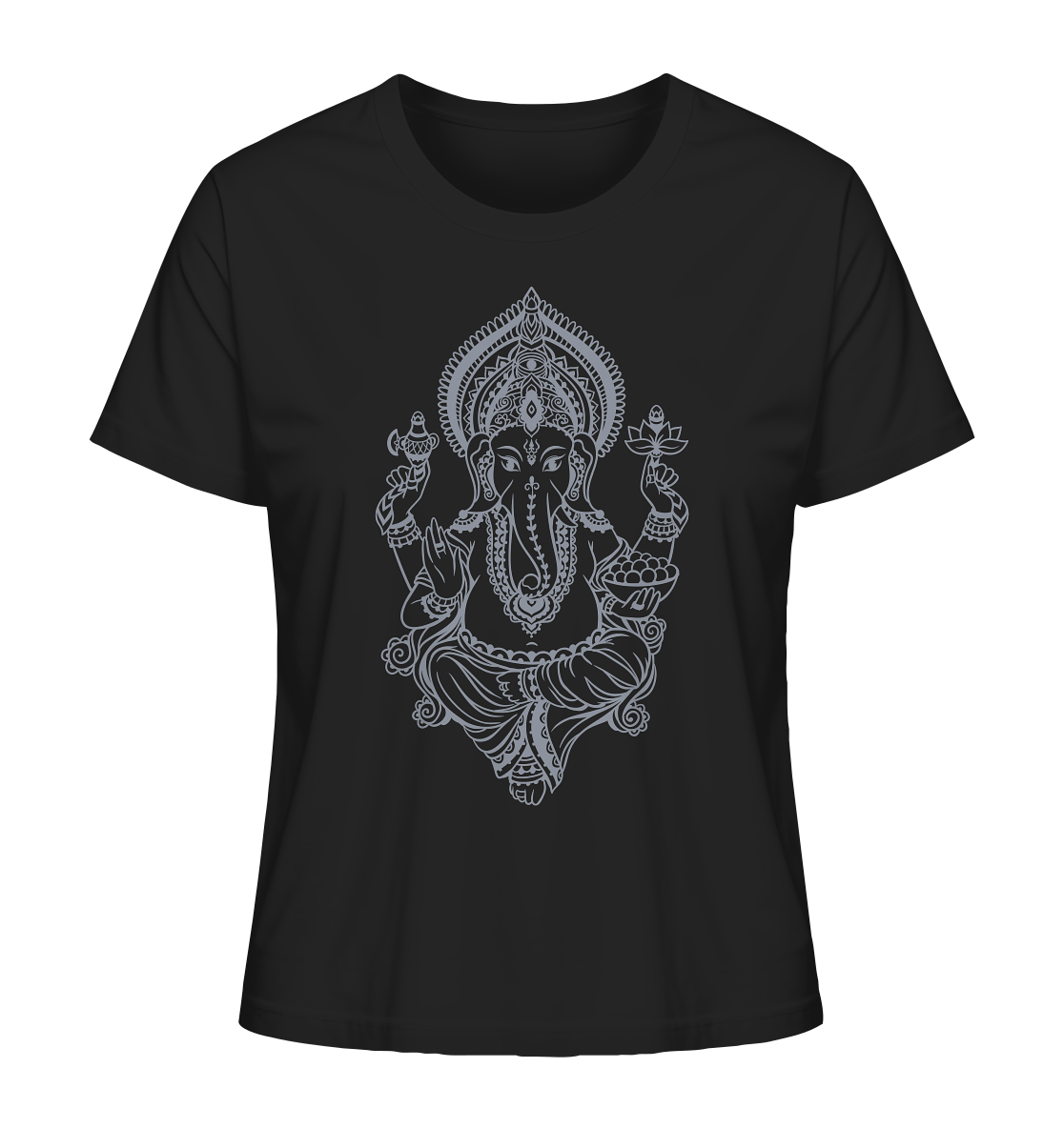 Ganesha's Blessings | Premium organic ladies t-shirt