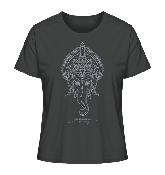 Ganesh Mantra | Premium Organic Ladies T-Shirt