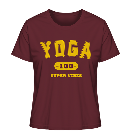Yoga Super Vibes | Premium Organic Ladies T-Shirt