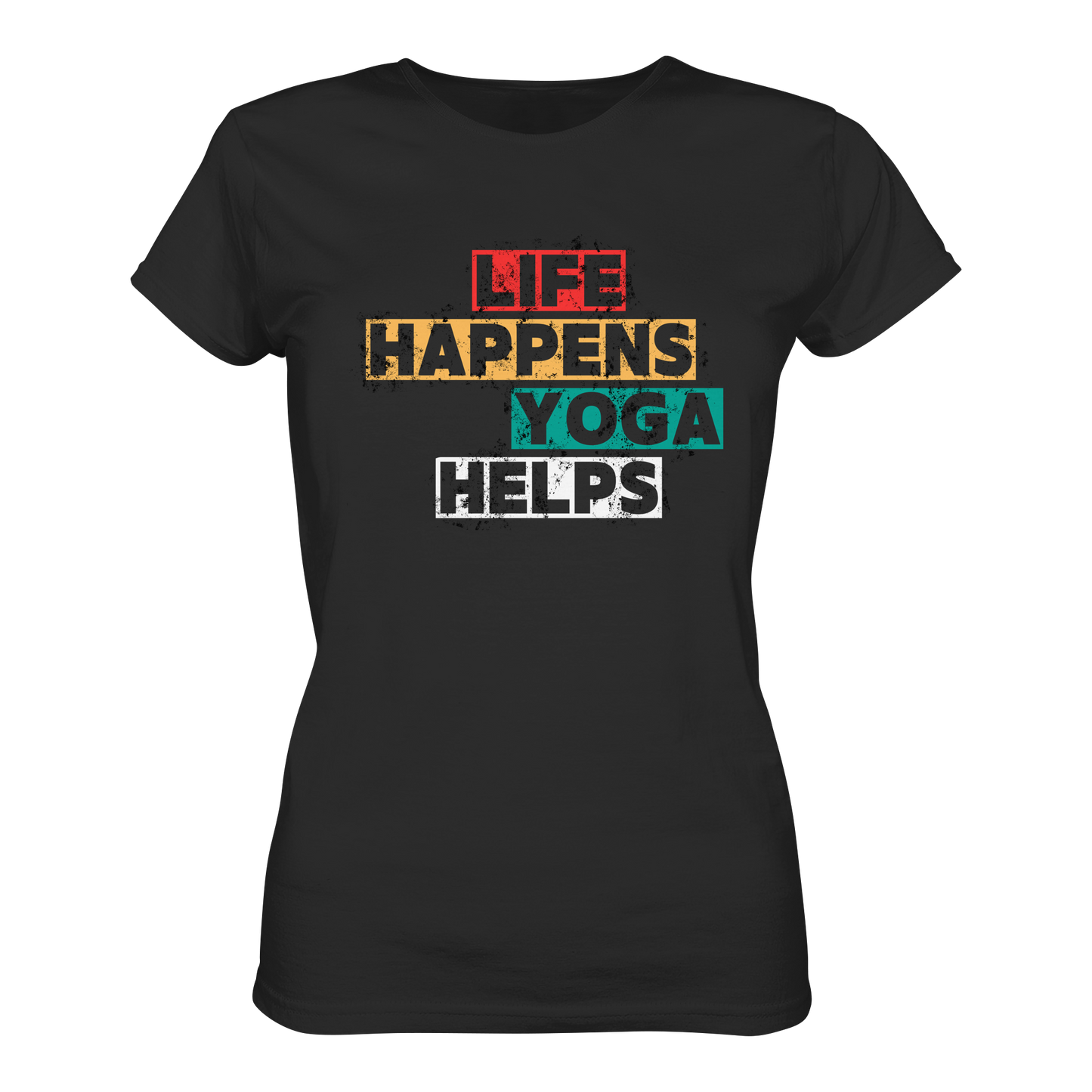 Yoga Helps | Premium Organic Ladies T-Shirt