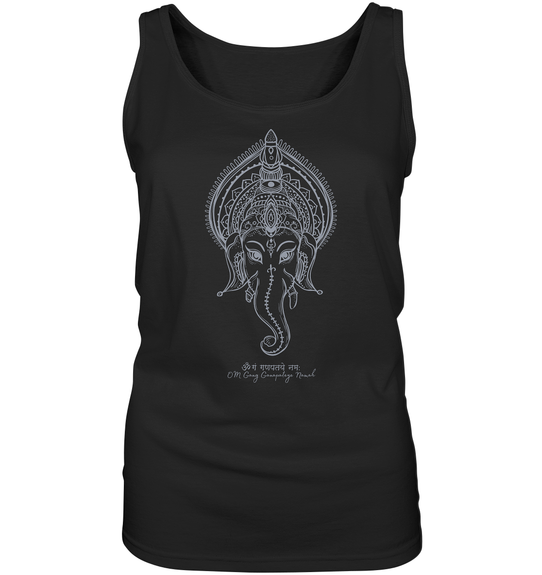 Ganesh Mantra | Premium Cotton Ladies Tank Top