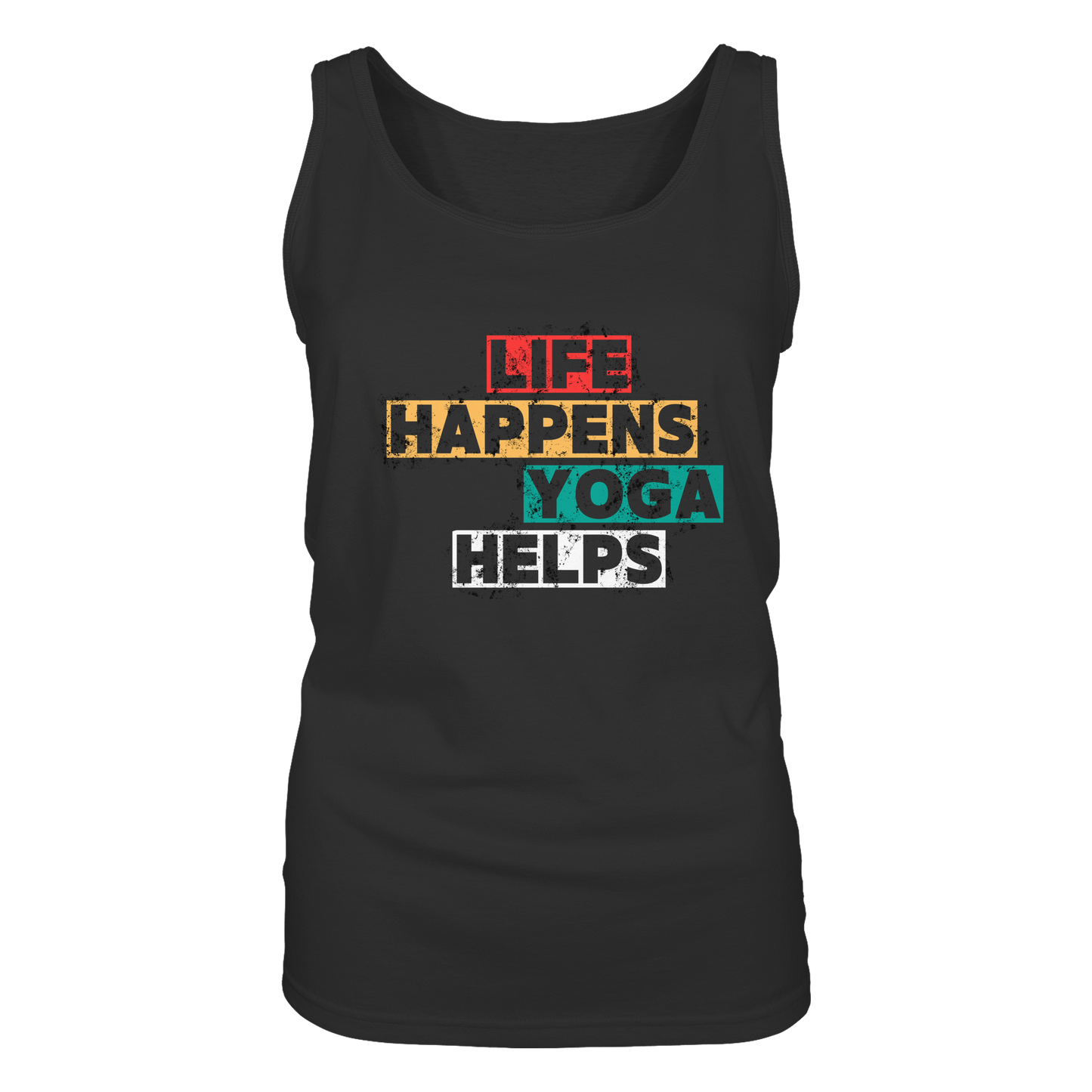 Yoga Helps | Premium Cotton Ladies Tank Top