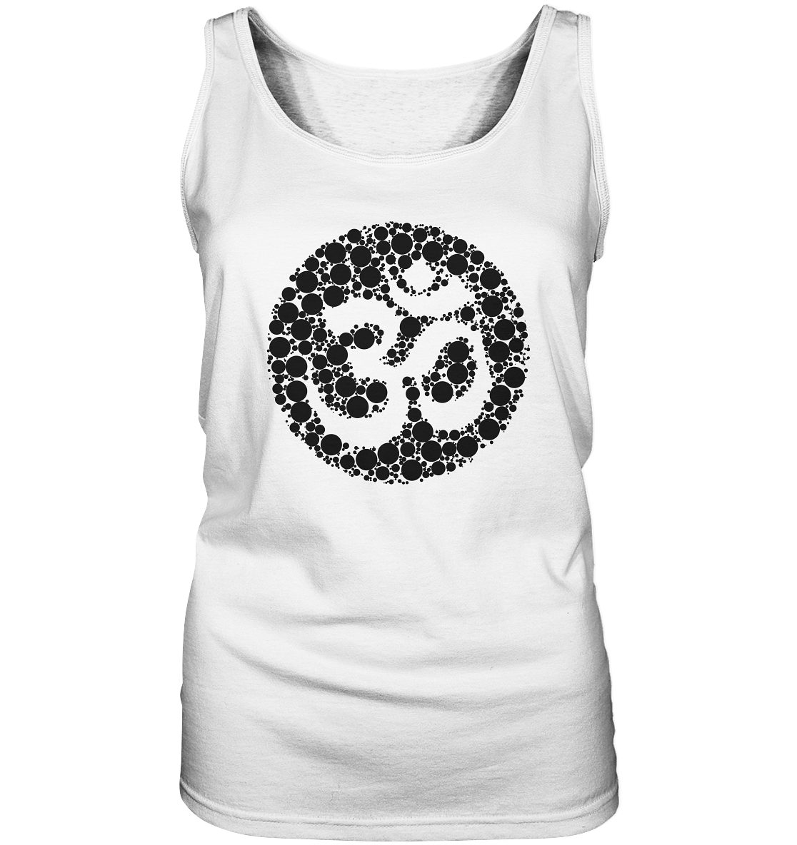 Om Black Pearls | Premium Cotton Ladies Tank Top