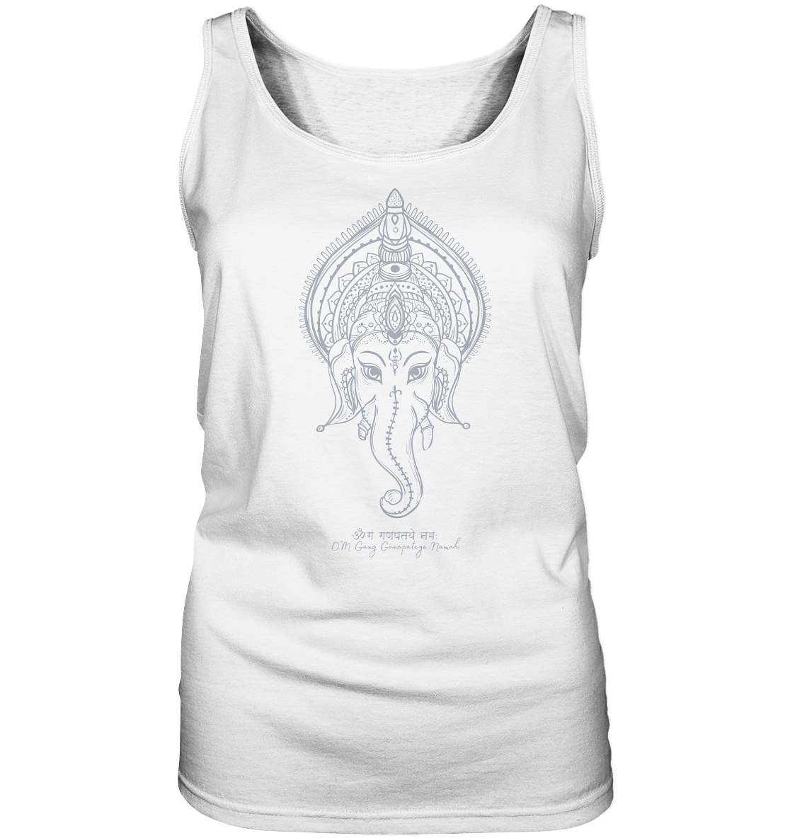 Ganesh Mantra | Premium Cotton Ladies Tank Top