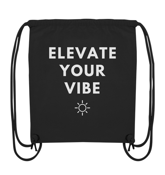 Elevate Your Vibe | Organic Canvas Gym Bag