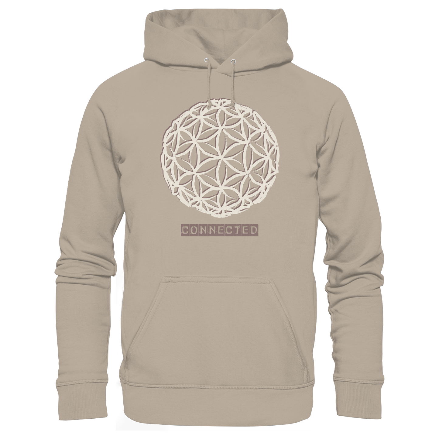 Flower Of Life - Connected | Premium Organic Unisex Hoodie