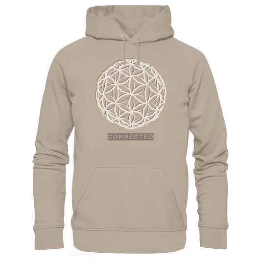 Flower Of Life - Connected | Premium Organic Unisex Hoodie