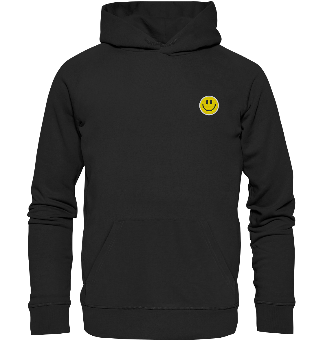 Be Happy | Premium Organic Unisex Hoodie (Stick)