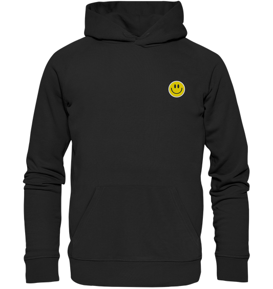 Be Happy | Premium Organic Unisex Hoodie (Stick)