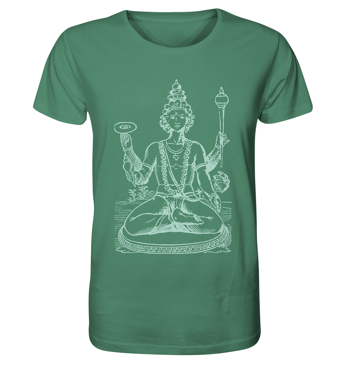Emerald Vishnu | Premium Organic Mens T-Shirt
