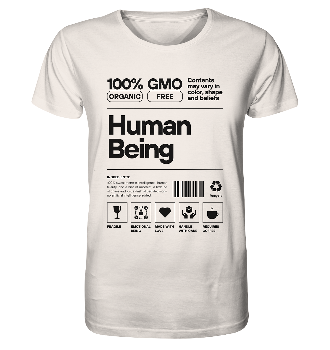 Human Being | Premium Organic Men's T-Shirt
