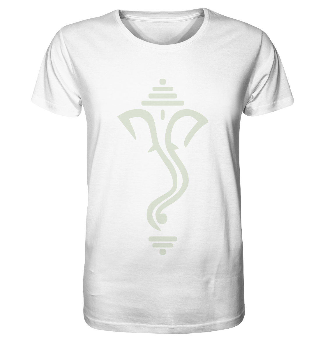 Simple Ganesha | Premium Organic Mens T-Shirt