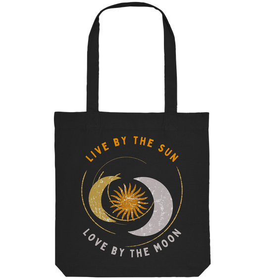 Live By The Sun | Organic Canvas Tote Bag