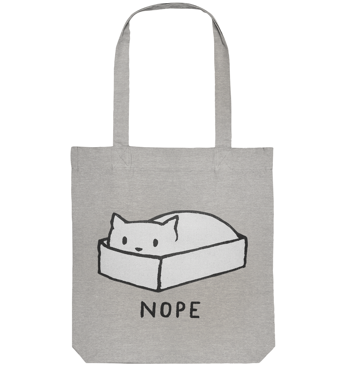 Nope | Organic Canvas Tote Bag