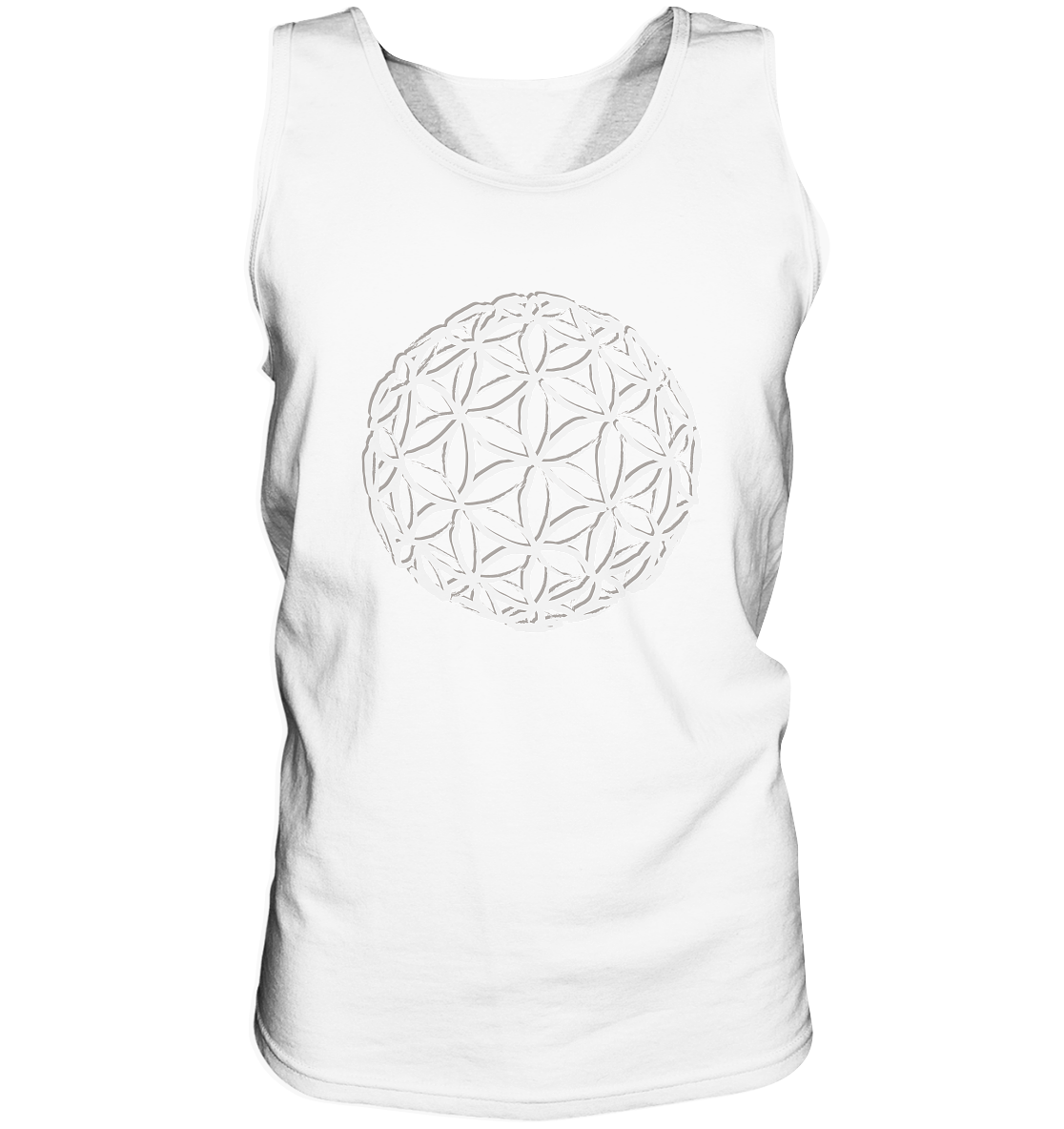 Flower Of Life | Premium Cotton Mens Tank Top