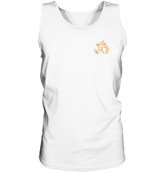 Om Ganesha (backprint) | Premium Cotton Mens Tank Top