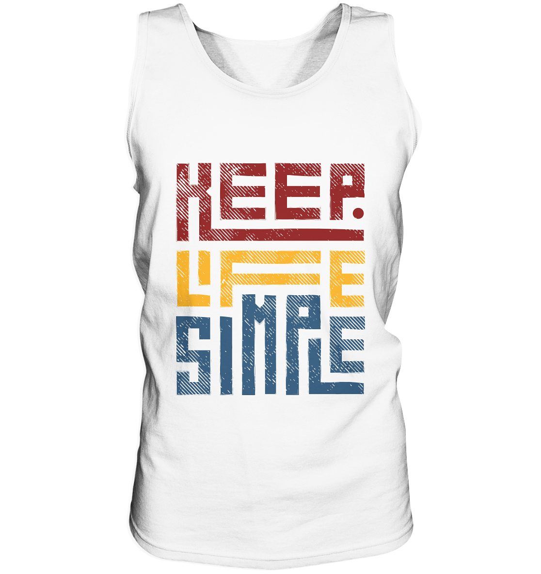 Keep Life Simple | Premium Cotton Mens Tank Top