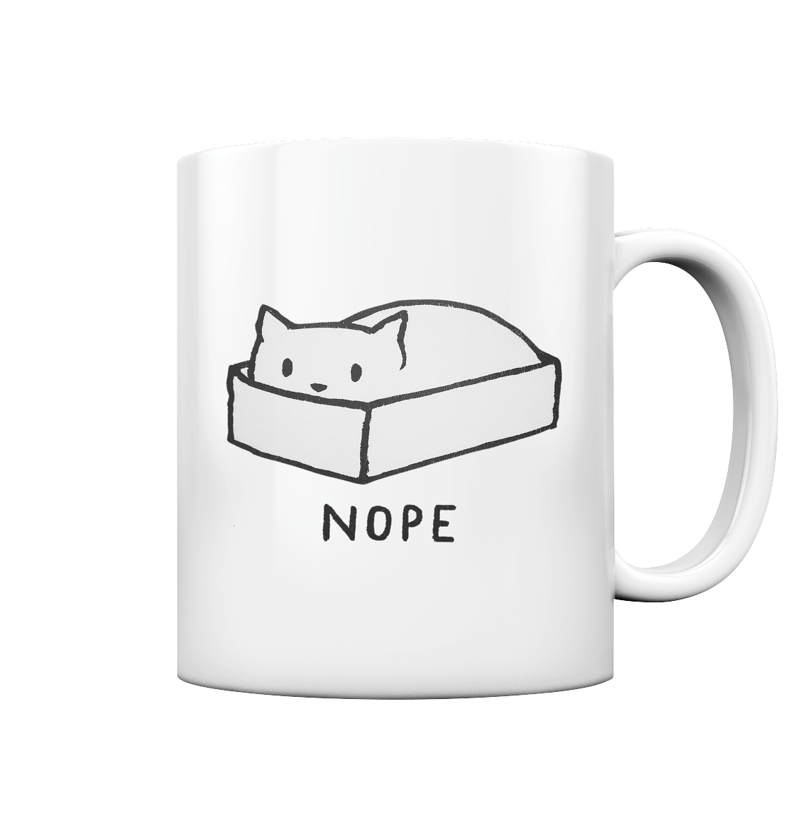 Nope | Keramik Tasse - glossy