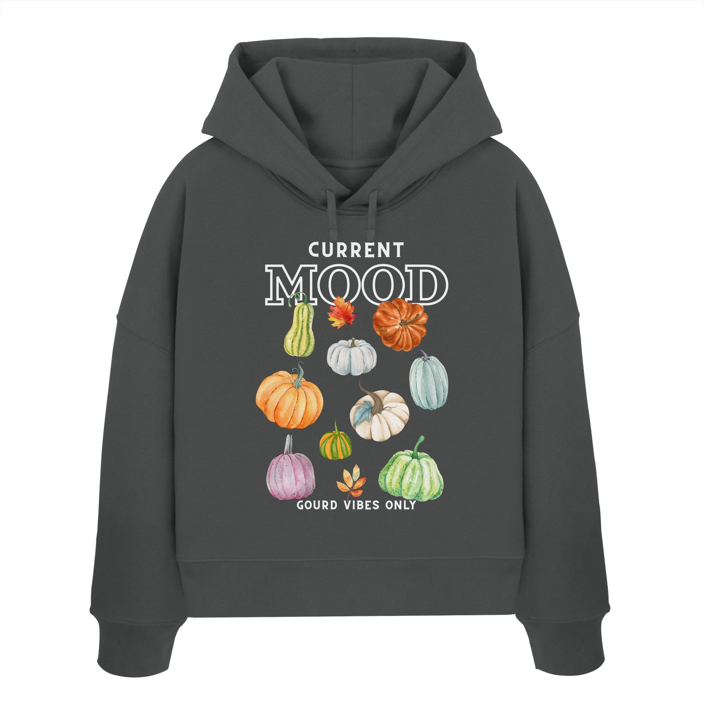 Gourd Vibes Only | Premium Organic Ladies Boxcut Hoodie