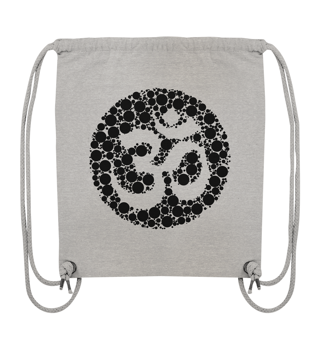 Om Black Pearls | Organic Canvas Gym Bag