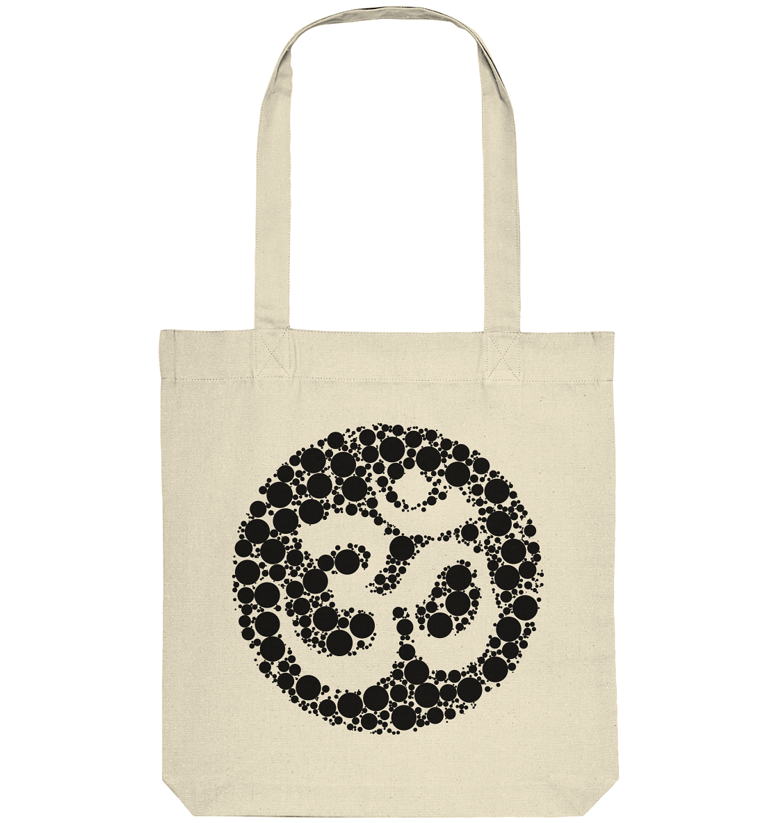 Om Black Pearls | Premium Organic Tote Bag