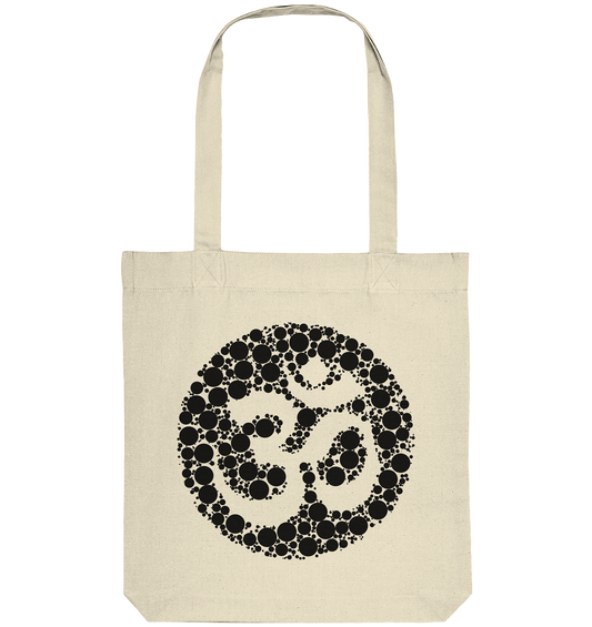 Om Black Pearls | Premium Organic Tote Bag