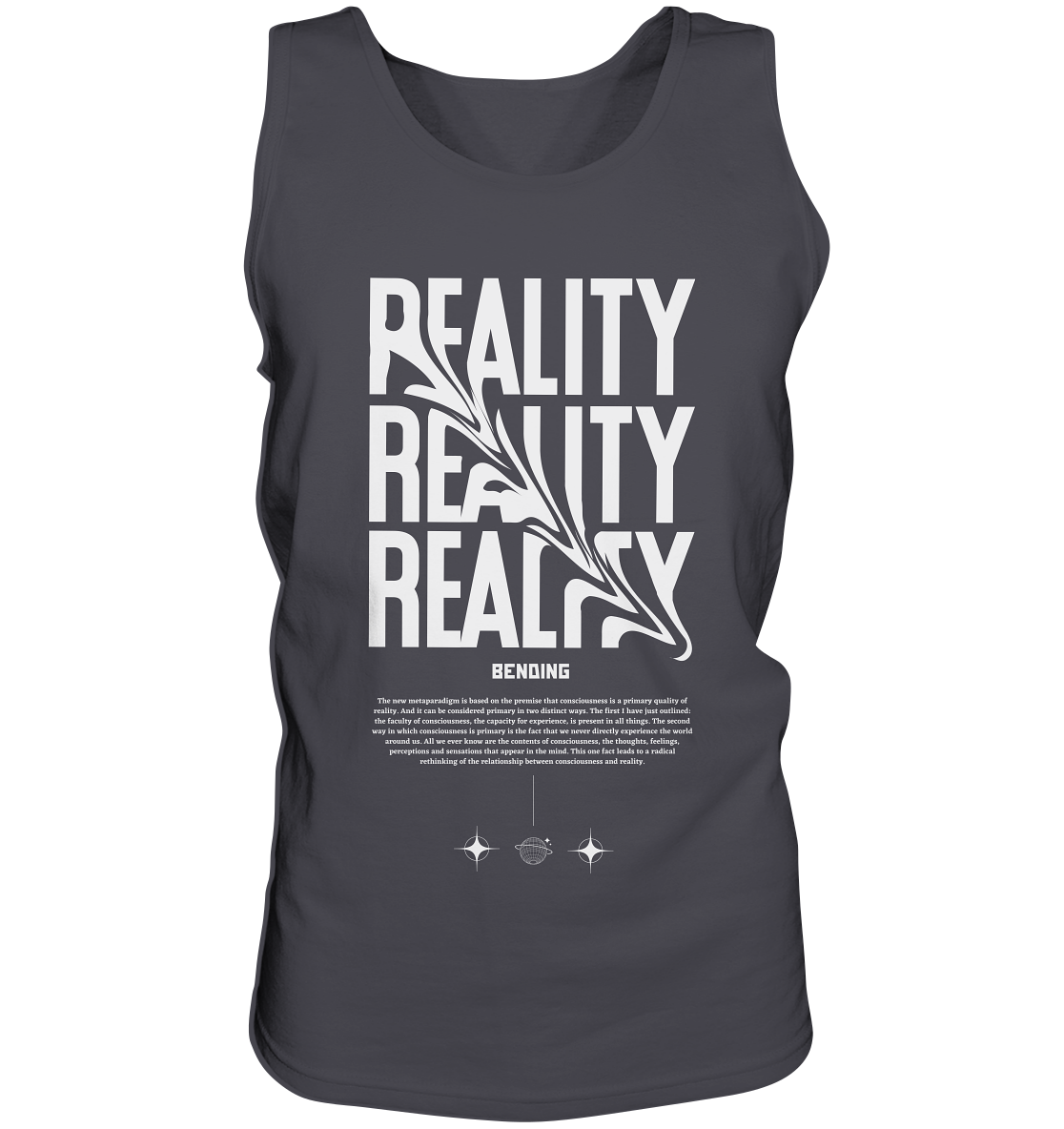 Bending Reality | Premium Cotton Mens Tank Top