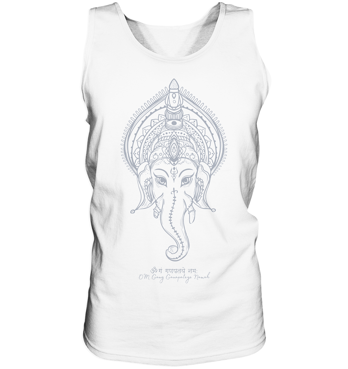 Ganesh Mantra | Premium Cotton Mens Tank Top