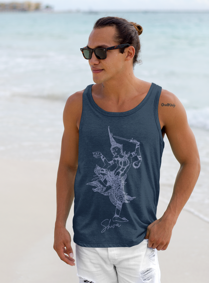 Bali Shiva | Premium Cotton Mens Tank Top