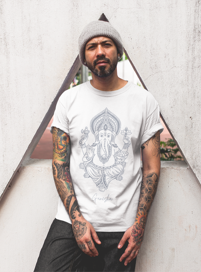 Ganesha's Blessings | Premium Organic Men's T-Shirt