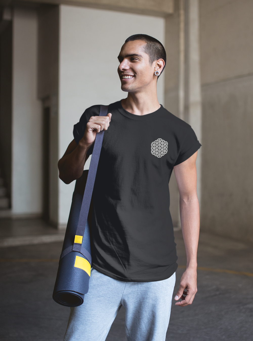 Flower Of Life | Premium Organic Men's T-Shirt