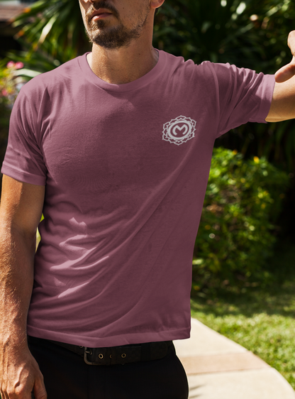 OM 777 (backprint) | Premium Organic Men's T-Shirt