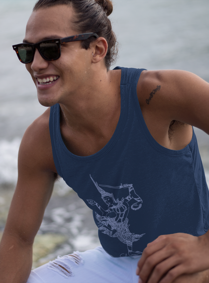 Bali Shiva | Premium Cotton Mens Tank Top