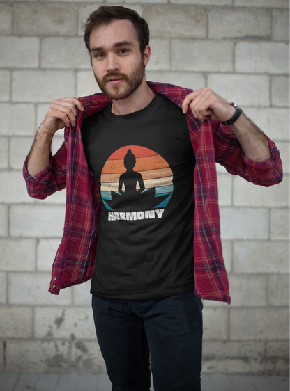 Buddha's Harmony | Premium Organic Mens T-Shirt