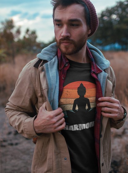 Buddha's Harmony | Premium Organic Mens T-Shirt