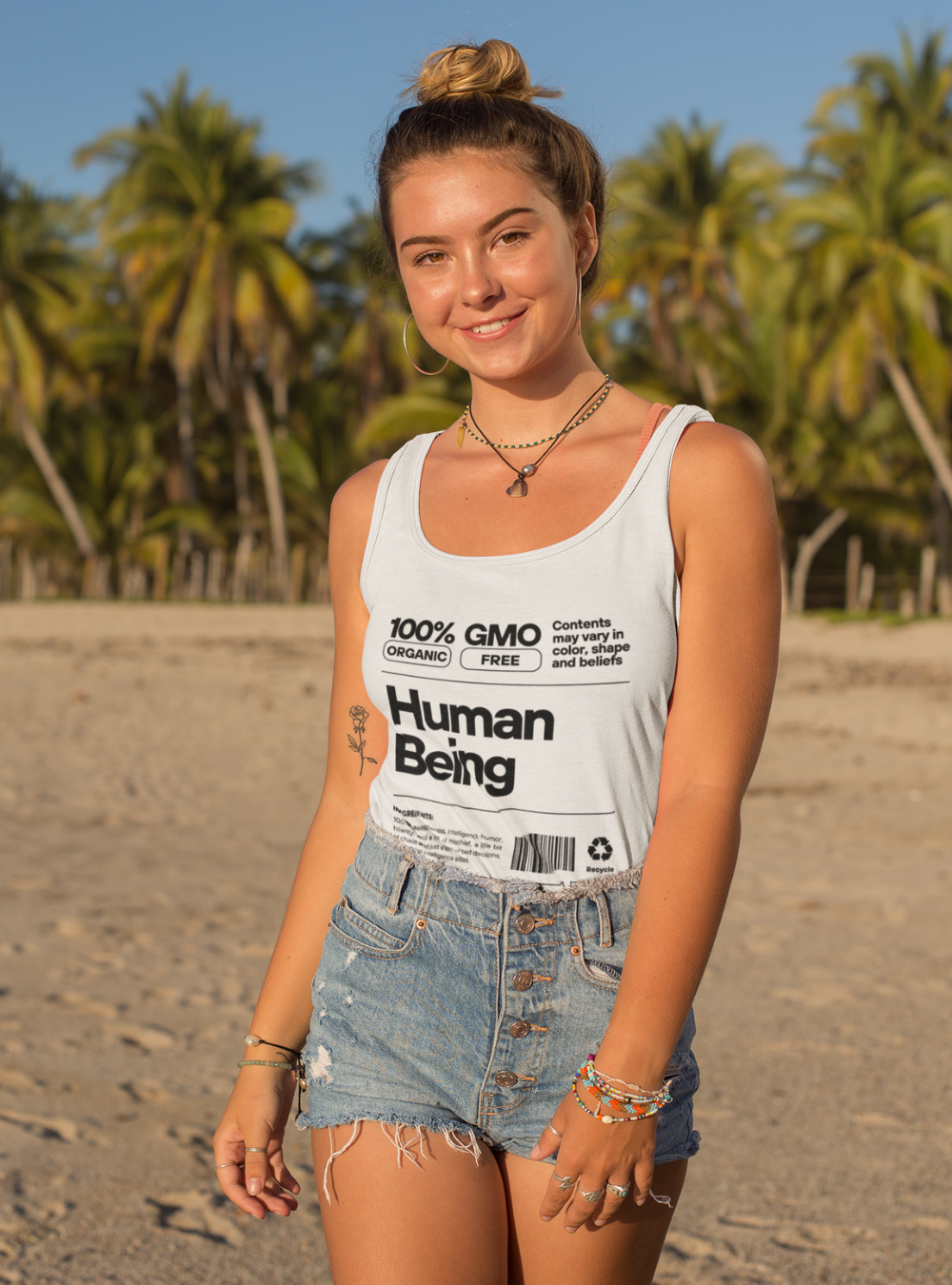 Human Being | Premium Cotton Ladies Tank Top
