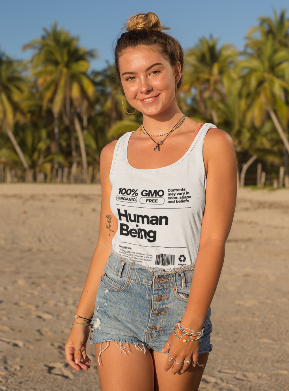 Human Being | Premium Organic Ladies Tank Top