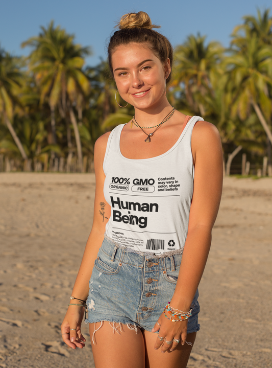 Human Being | Premium cotton Ladies Tank Top