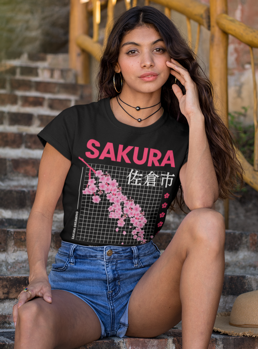 Sakura Dreaming | Premium Organic Ladies T-Shirt
