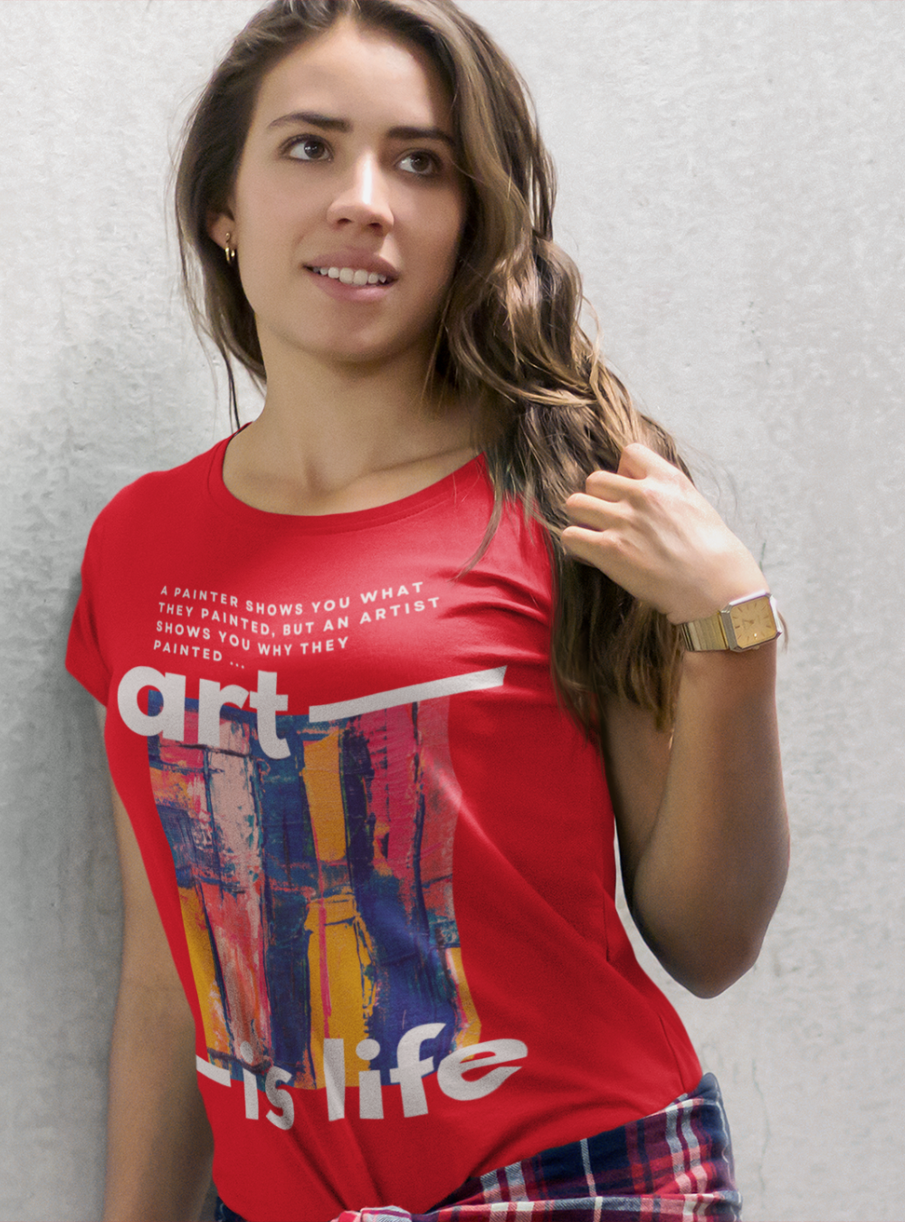 Art Is Life | Premium Organic Ladies T-Shirt