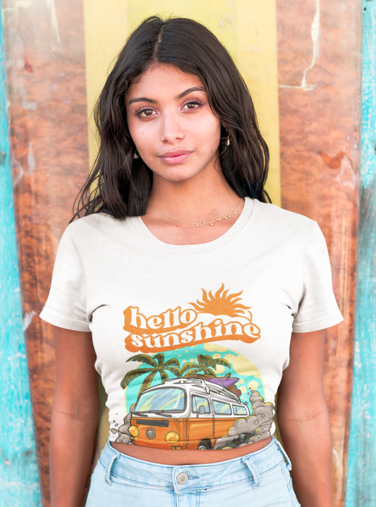 Hello Sunshine | Premium Organic Ladies T-Shirt