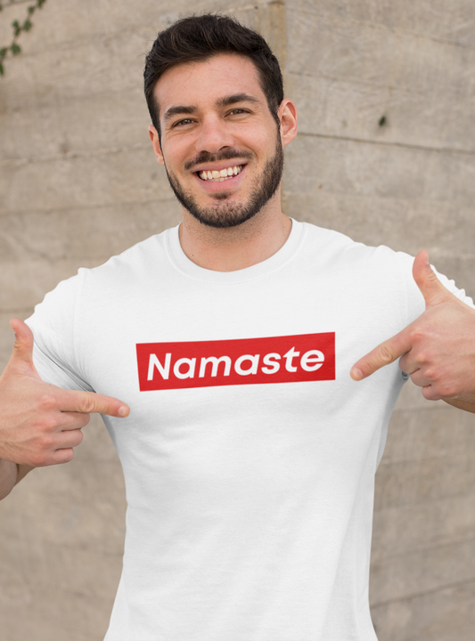 Namaste | Premium Organic Mens T-Shirt