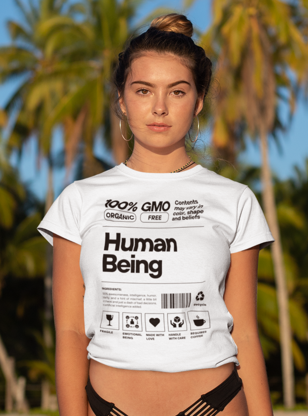 Human Being | Premium Organic Ladies T-Shirt