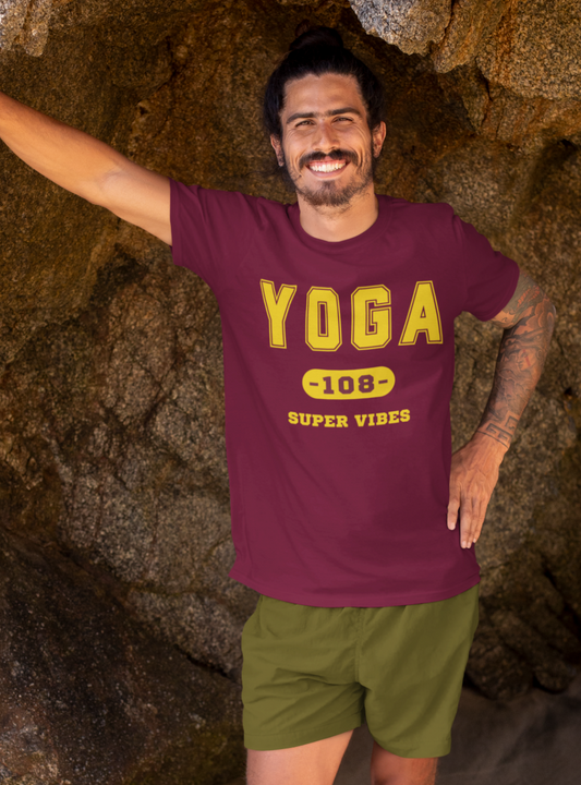 Yoga Super Vibes | Premium Organic Mens T-Shirt