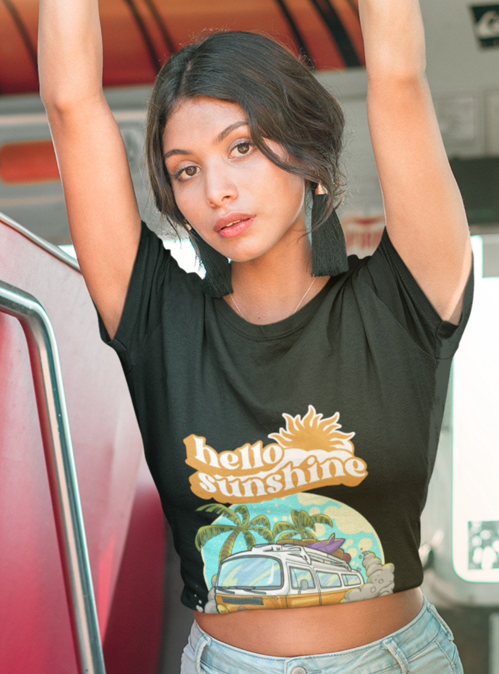 Hello Sunshine | Premium Organic Ladies T-Shirt